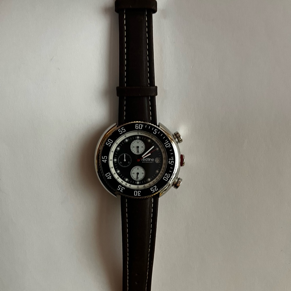 Men’s red line watch